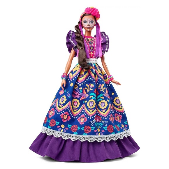 2022 Barbie Dia De Los Muertos Doll Day Of The Dead Calavera